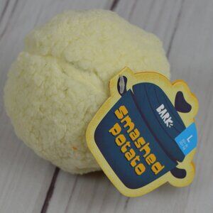 Barkbox Bark Smashed Potato Large 50+ Lbs Dog Chew Toy Squeaker Rubber NWT